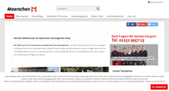 Desktop Screenshot of moerschen-gartengeraete.de